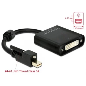 DeLock 62639 Μετατροπέας mini DisplayPort male σε DVI-I female