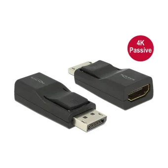 DeLock Μετατροπέας DisplayPort male σε HDMI female 1τμχ 65685