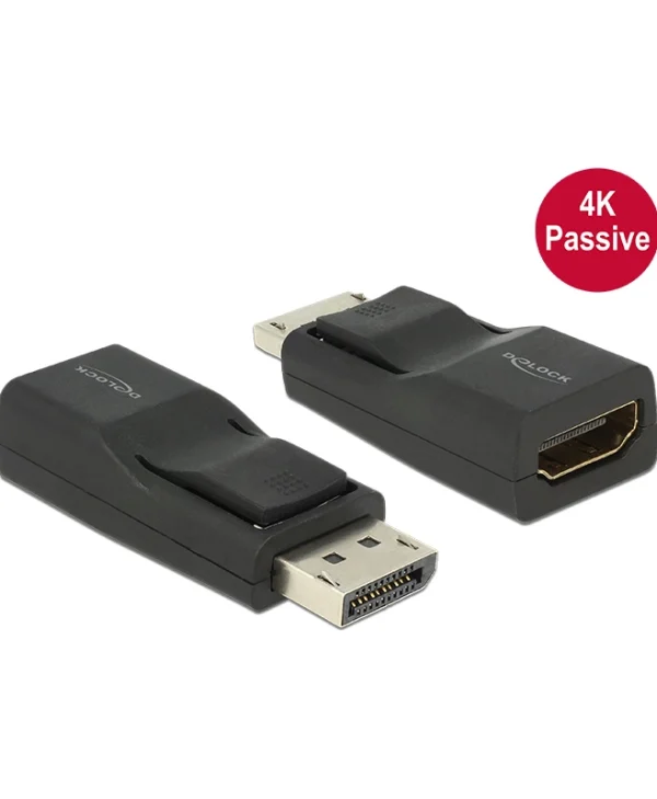 DeLock Μετατροπέας DisplayPort male σε HDMI female 1τμχ 65685