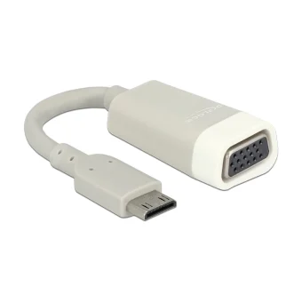 DeLock mini HDMI male - VGA female (65471)