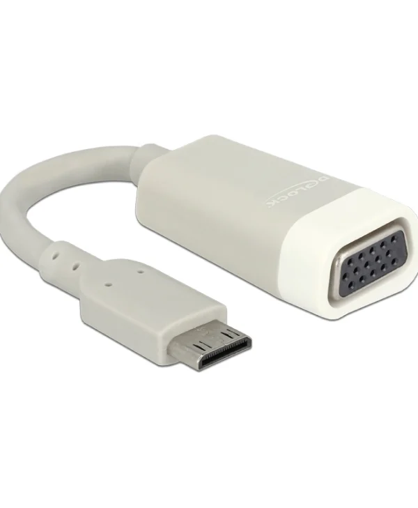 DeLock mini HDMI male - VGA female (65471)