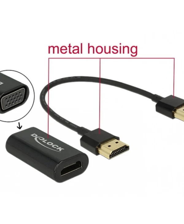 DeLock 65667 Μετατροπέας HDMI male σε VGA female 1τμχ