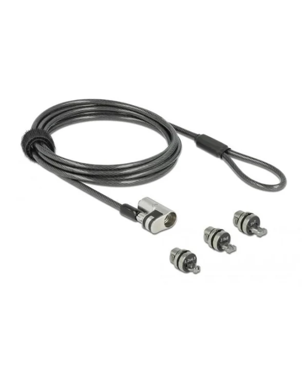 Κλειδαριά Laptop Navilock Security Cable 3 Locking Heads 20676