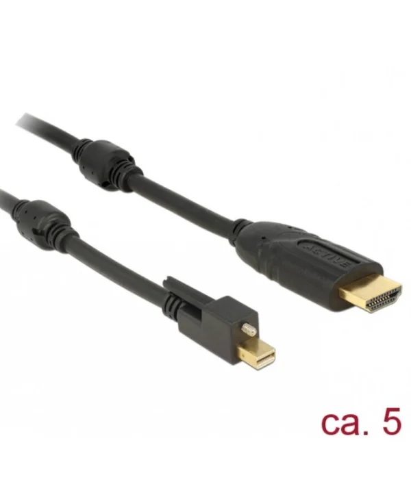 DeLock Cable mini DisplayPort male - HDMI male 5m (83732)