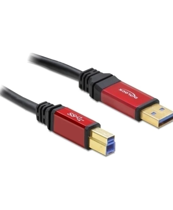 DeLock USB 3.0 Cable USB-A male - USB-B male Μαύρο 2m 82757