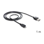 DeLock Easy USB 2.0 Cable USB-A male - micro USB-B male 1m (83366) - Image 2