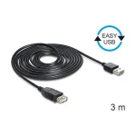 DeLock Easy USB 2.0 Cable USB-A male - USB-A female 3m (83372)
