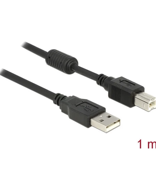 DeLock USB 2.0 Cable USB-A male - USB-B male 1m (83566)