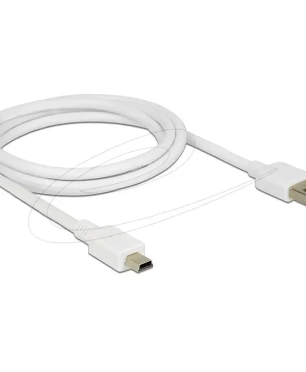 DeLock USB 2.0 Cable USB-A male - mini USB-B male Μαύρο 1m 85157