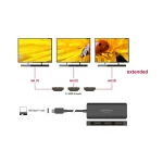 DeLock Μετατροπέας USB-C male σε HDMI 3x female 1τμχ 88040 - Image 2