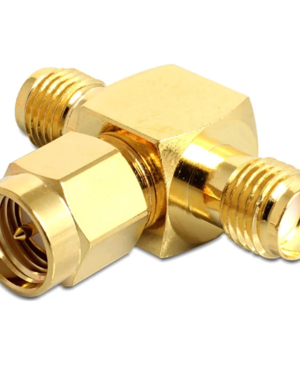 DeLock SMA male - 2x SMA female (88711)