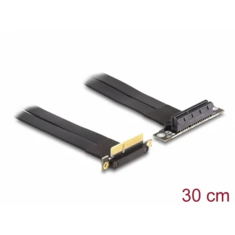 DeLock Κάρτα Riser για Κάθετη Τοποθέτηση PCI Express x4 male 90° angled σε x4 slot 90° angled 88044