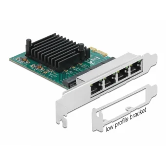 Delock Pci Express Card 89025 Pci Express To 4 X Rj45 Gigabit Lan Rtl8111