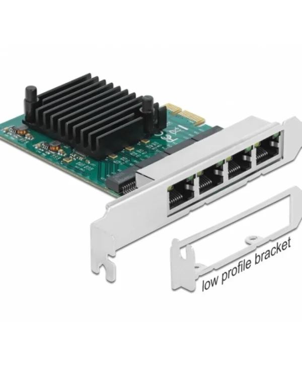 Delock Pci Express Card 89025 Pci Express To 4 X Rj45 Gigabit Lan Rtl8111
