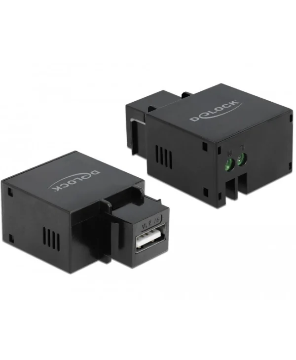 Keystone Module Usb Type-a Charging Port 2.1 A Black 86506