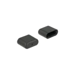 Delock Staubschutz Usb Typ-c Schwarz 10 Stück 64008