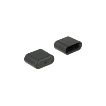 Delock Staubschutz Usb Typ-c Schwarz 10 Stück 64008