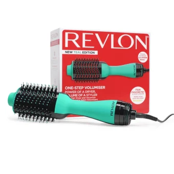 Revlon One-step Κεραμική Ηλεκτρική Βούρτσα με Αέρα για Ίσιωμα και Μπούκλες 800W RVDR5222TE