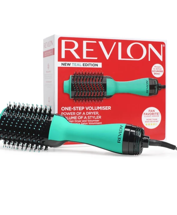 Revlon One-step Κεραμική Ηλεκτρική Βούρτσα με Αέρα για Ίσιωμα και Μπούκλες 800W RVDR5222TE