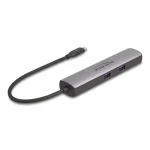 DeLock USB-C Docking Station με HDMI 4K PD Ethernet Γκρι (87865) - Image 2