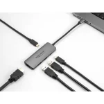 DeLock USB-C Docking Station με HDMI 4K Γκρι (87804) - Image 3
