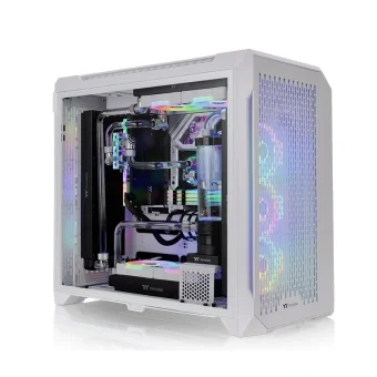Thermaltake CTE C750 Air Snow Gaming Full Tower Κουτί Υπολογιστή με Πλαϊνό Παράθυρο και RGB Φωτισμό Λευκό CA-1X6-00F6WN-00