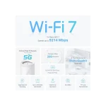TP-LINK Deco BE65 5G BE11000 v1 WiFi Mesh Network Access Point Wi‑Fi 7 Tri Band (2.4 & 5 & 6GHz) DECO BE65-5G(1-PACK) - Image 4