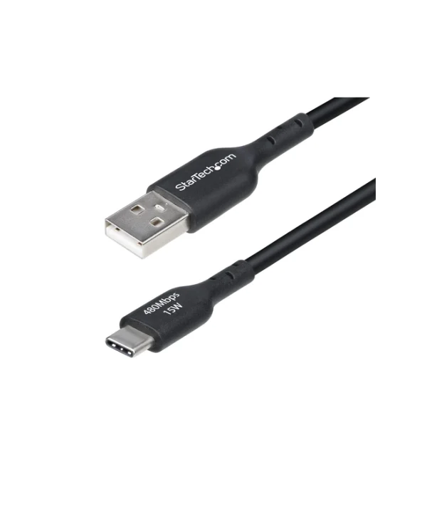 StarTech USB 2.0 Cable USB-C male - USB-A Μαύρο 0.3m USB2AC30CMBK