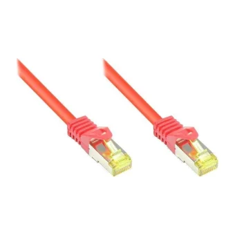 Good Connections S/FTP Cat.7 (10Gbps) Καλώδιο Δικτύου Ethernet 0.25m Κόκκινο 8070R-003R