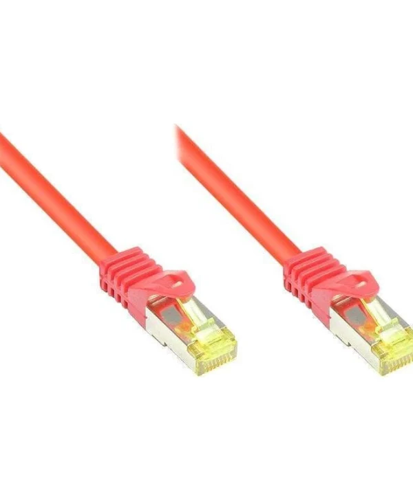 Good Connections S/FTP Cat.7 (10Gbps) Καλώδιο Δικτύου Ethernet 0.25m Κόκκινο 8070R-003R