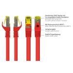 Good Connections S/FTP Cat.7 (10Gbps) Καλώδιο Δικτύου Ethernet 0.25m Κόκκινο 8070R-003R - Image 3