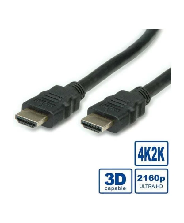 Value Cable HDMI male - HDMI male 3m Μαύρο 11.99.5682
