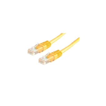 Roline U/UTP Cat.6 (Gigabit) Καλώδιο Δικτύου Ethernet 1m Κίτρινο 21.15.1532