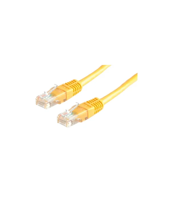 Roline U/UTP Cat.6 (Gigabit) Καλώδιο Δικτύου Ethernet 1m Κίτρινο 21.15.1532