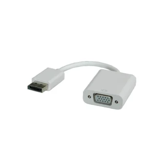Roline 12.03.3135 Μετατροπέας DisplayPort male σε VGA female Λευκό 1τμχ