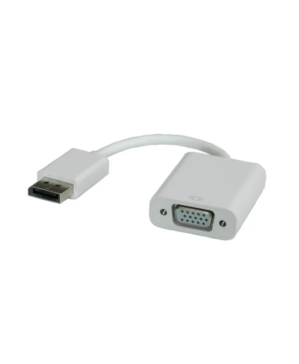 Roline 12.03.3135 Μετατροπέας DisplayPort male σε VGA female Λευκό 1τμχ