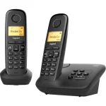 Gigaset A270A Duo Ασύρματο Τηλέφωνο Duo Μαύρο S36852H2832B101 - Image 2
