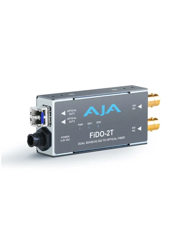 Aja 2-channel 3g-sdi To Single-mode Lc Fiber Transmitter Fido-2t FiDO-2T