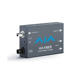 Aja 3g-sdi Over Fiber To Hdmi Video Audio Converter Hi5-fibre HI5-FIBER-R2