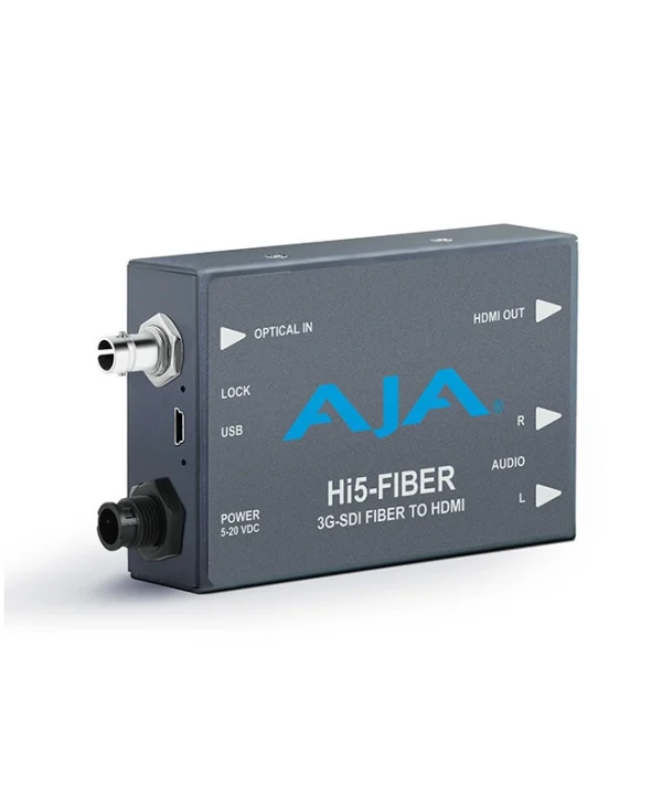 Aja 3g-sdi Over Fiber To Hdmi Video Audio Converter Hi5-fibre HI5-FIBER-R2
