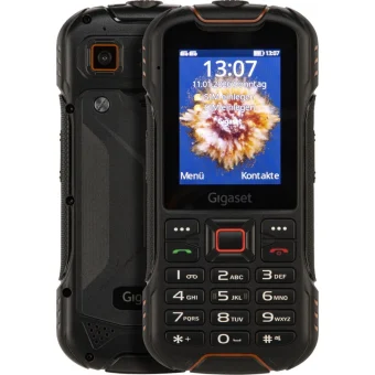 Gigaset GLX8 Plus Dual SIM Κινητό με Κουμπιά Μαύρο S30853-H1250-R101
