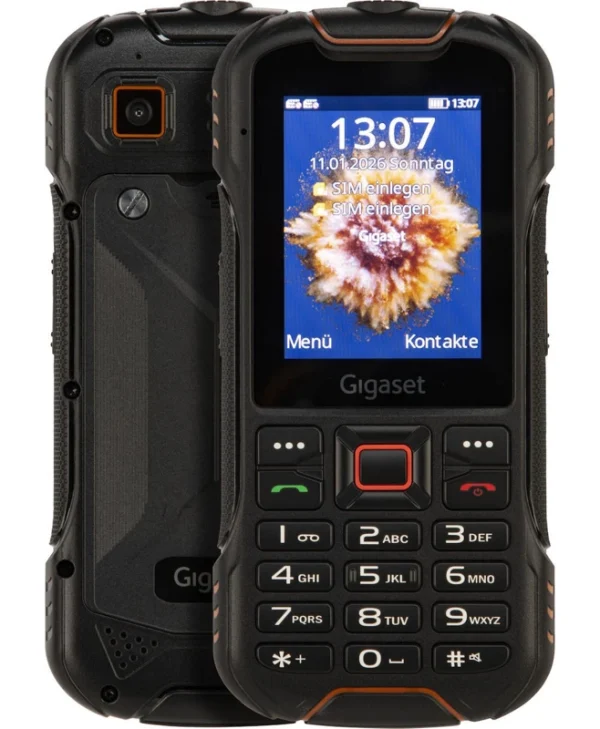 Gigaset GLX8 Plus Dual SIM Κινητό με Κουμπιά Μαύρο S30853-H1250-R101