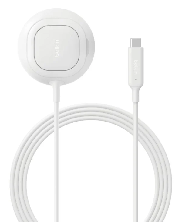 Belkin Ασύρματος Φορτιστής (Qi Pad) 25W Λευκός (UltraCharge) WIA013HQWH