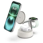 Belkin Ασύρματος Φορτιστής Qi2 25W Λευκός (UltraCharge Pro) WIZ040KQSD - Image 4