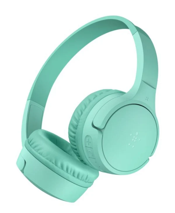 Belkin Soundform Mini Ασύρματα / Ενσύρματα Παιδικά On Ear Ακουστικά με 30 ώρες Λειτουργίας Mint AUD002HQMNV3