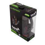 Esperanza Raven Over Ear Gaming Headset με σύνδεση 2x3.5mm Κόκκινο EGH310R - Image 5
