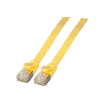 EFB Flat U/FTP (STP) Cat.6a (Gigabit) Καλώδιο Δικτύου Ethernet 1m Κίτρινο K5545GE.1