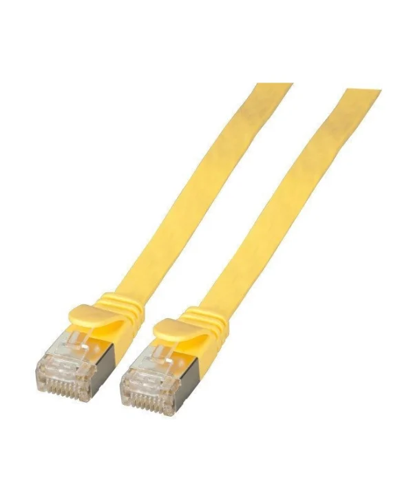 EFB Flat U/FTP (STP) Cat.6a (Gigabit) Καλώδιο Δικτύου Ethernet 1m Κίτρινο K5545GE.1