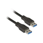 EFB USB 3.0 Cable USB-A male - Μαύρο 1.8m K5210SW.1,8 - Image 2