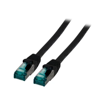 EFB S/FTP Cat.6a (Gigabit) Καλώδιο Δικτύου Ethernet 2m Μαύρο MK6001.2B